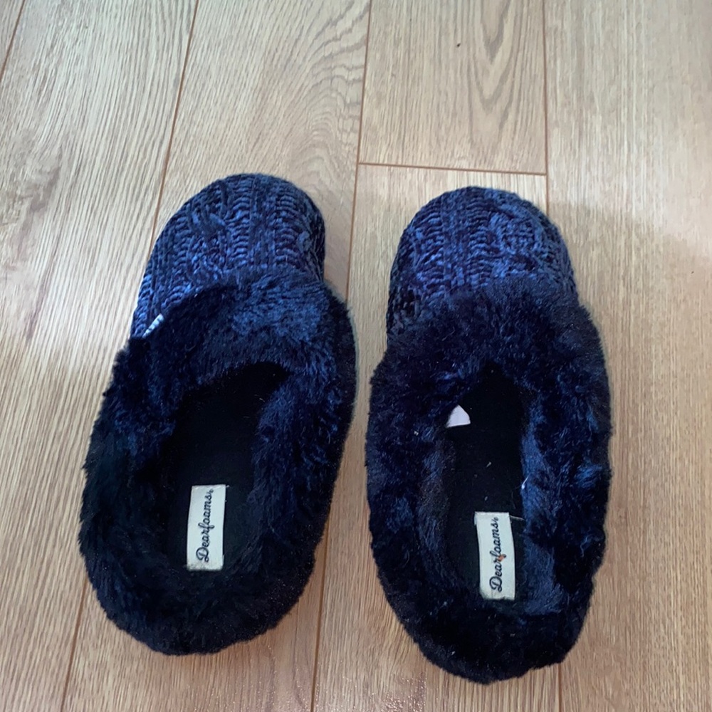 Black Slip on Slippers